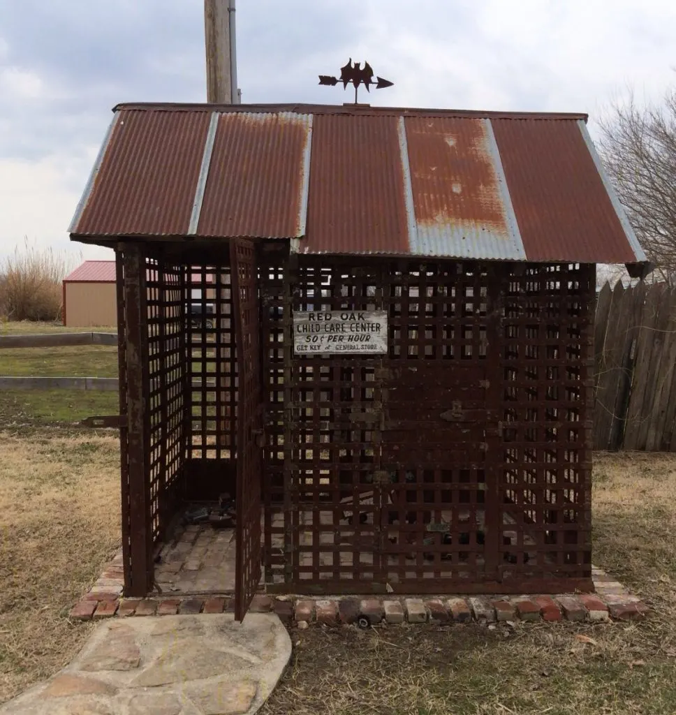 Rusty building a chicken coop at red oak ii