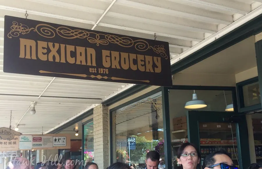 The mexican grocery next to pike place starbucks is legit