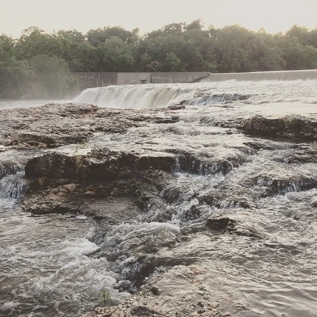 Grand falls after heavy rain.