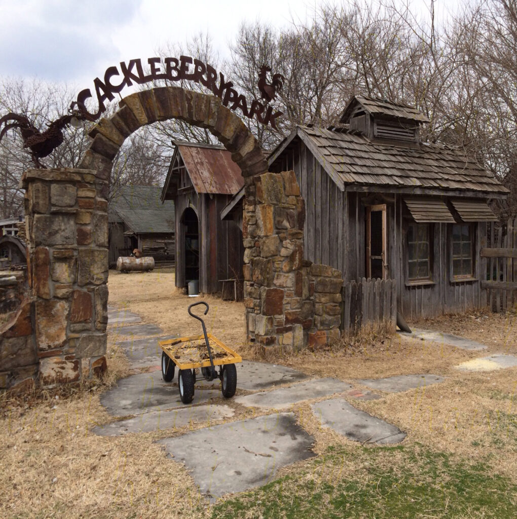 A chicken coop at red oak ii