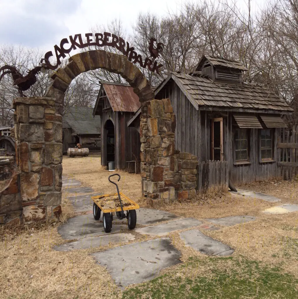A chicken coop at red oak ii
