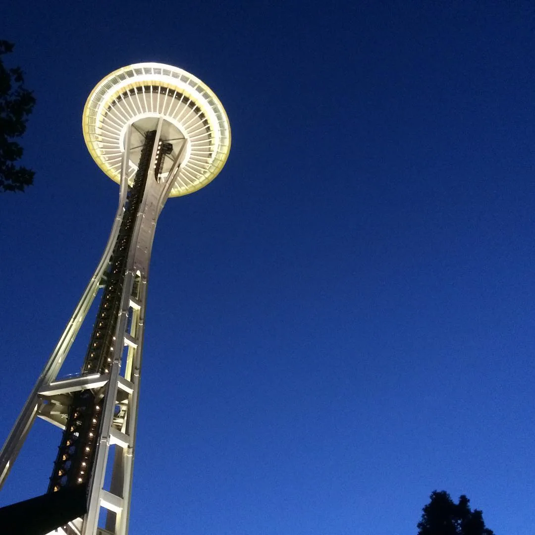 Space needle as seen from free-admission seattle center