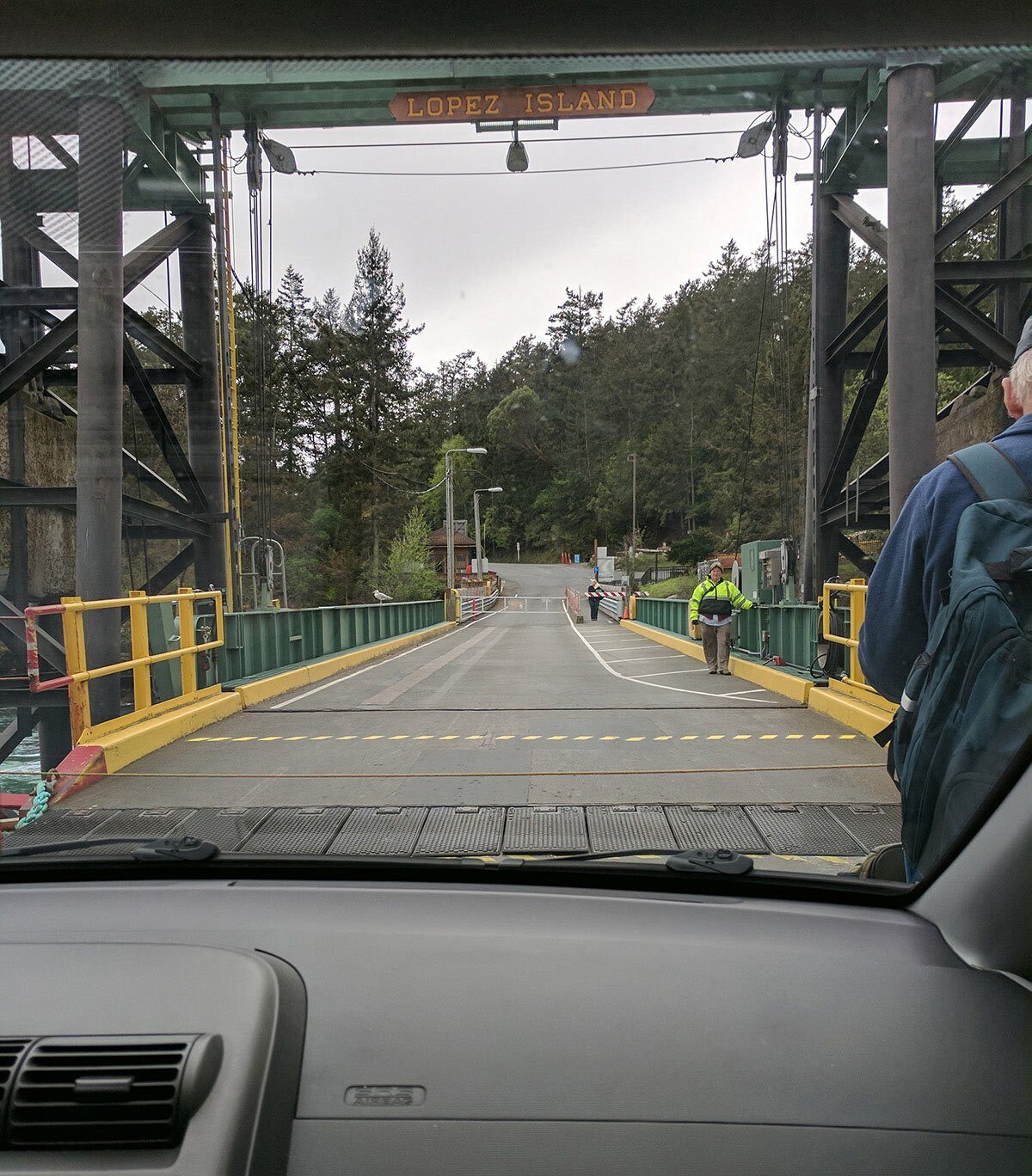 Arrival to lopez island.