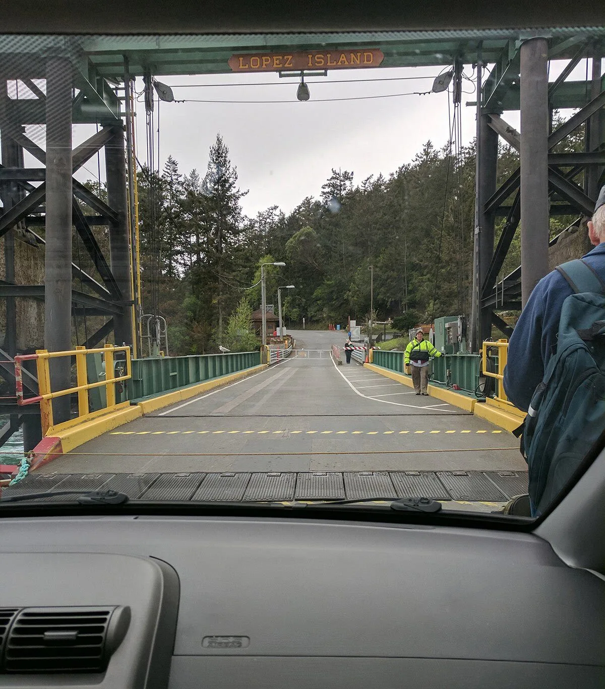 Arrival to lopez island.