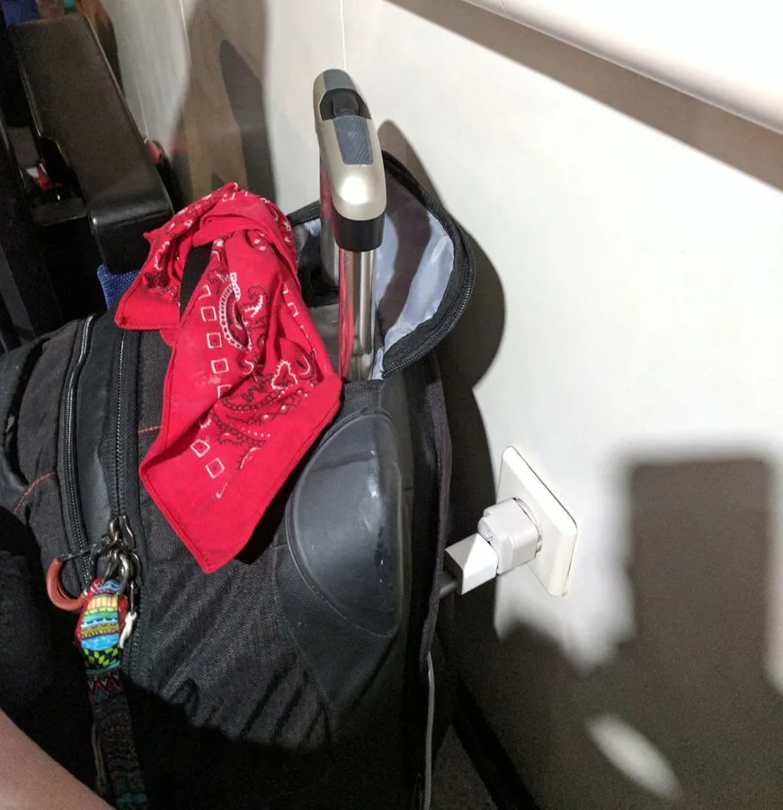 Electrical outlets are a hot commodity on croatia's ferries. Board early, find an outlet, and park your bag in front of it.