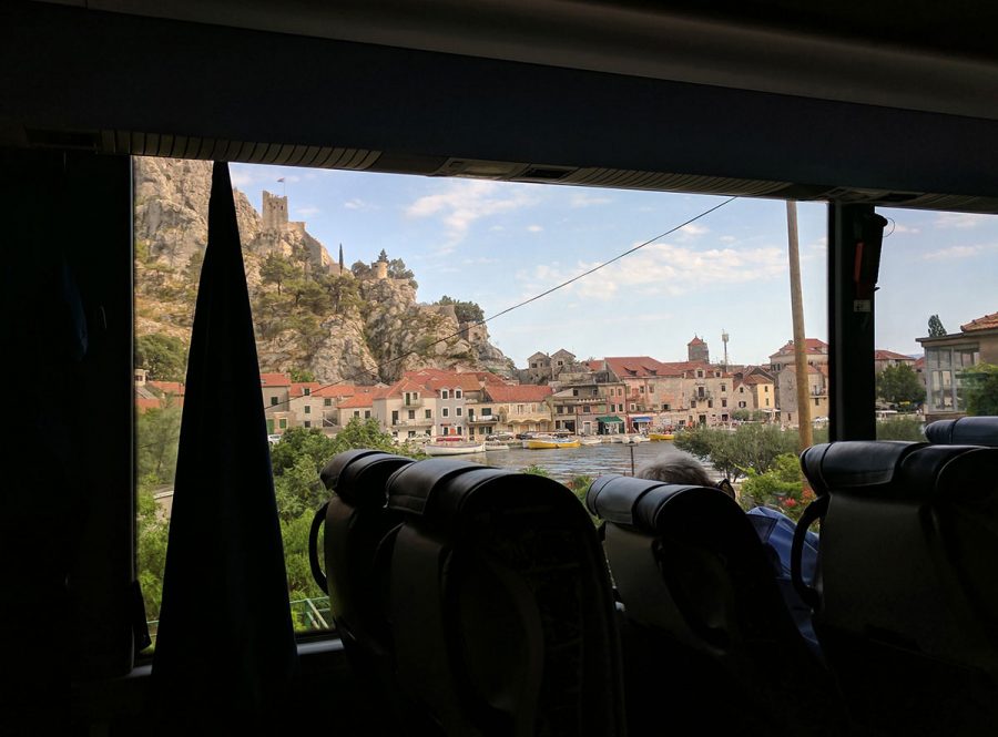 Hh bus solo bus. Split to mostar. Bosnia 744