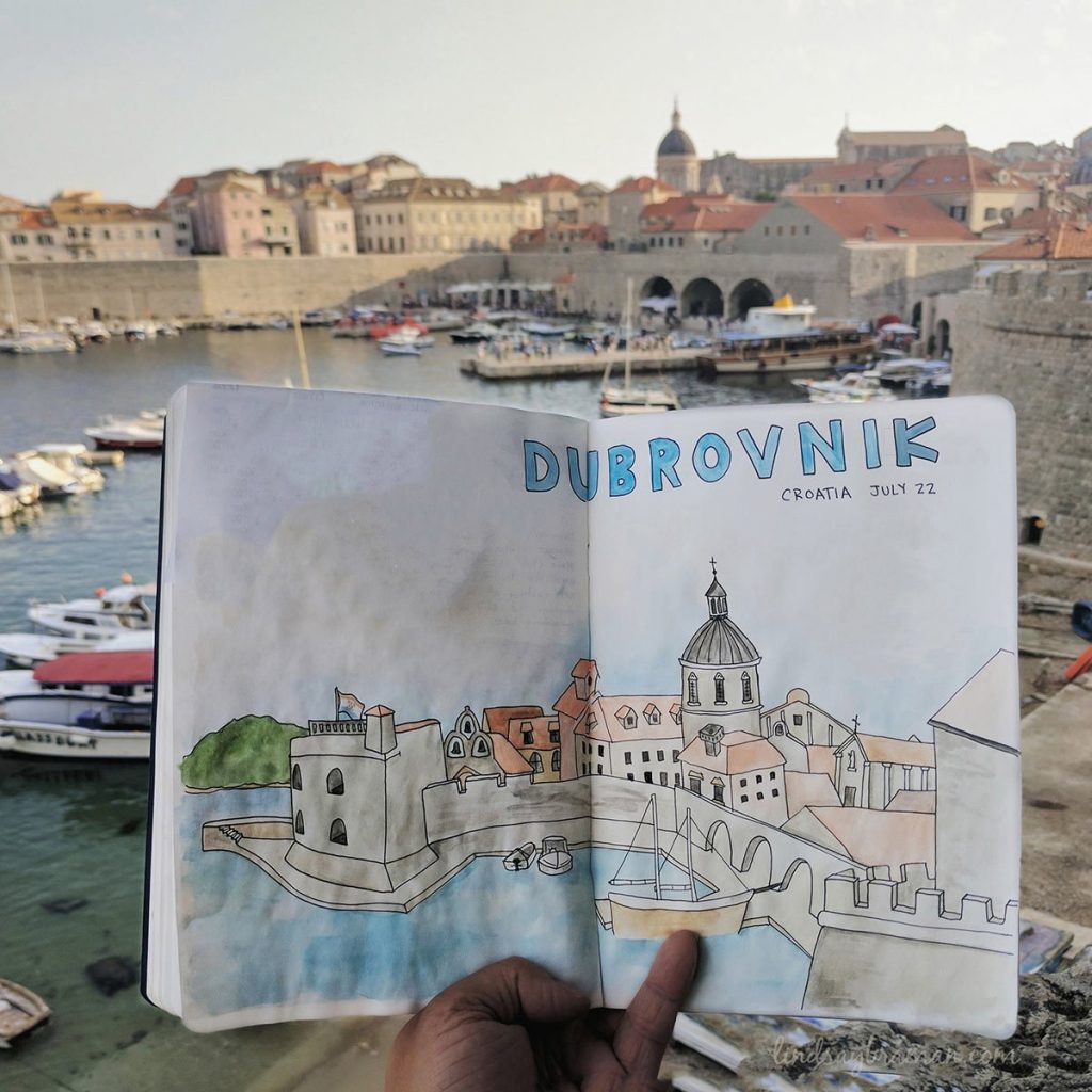 Lb travel journal doodle art 003