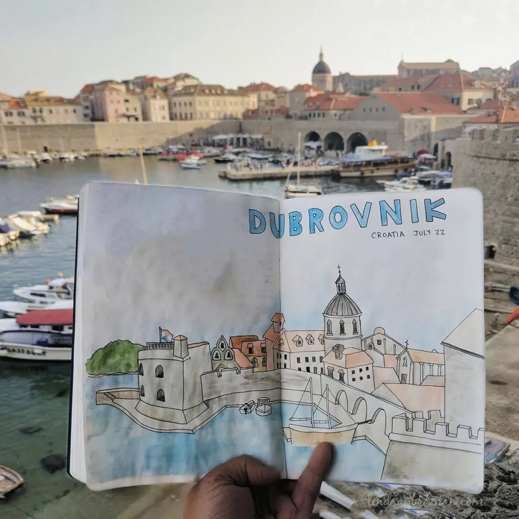 Lb travel journal doodle art 003