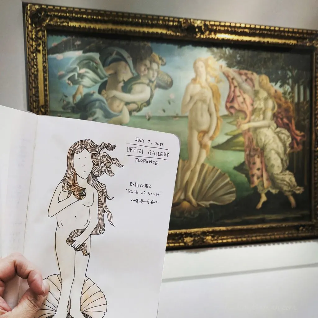 Lb travel journal doodle art 007