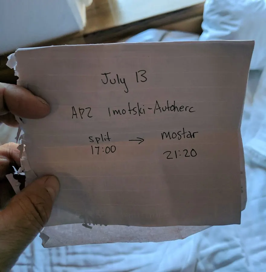 Having a note to pass to the agent at the bus station may make purchasing the correct tickets easier