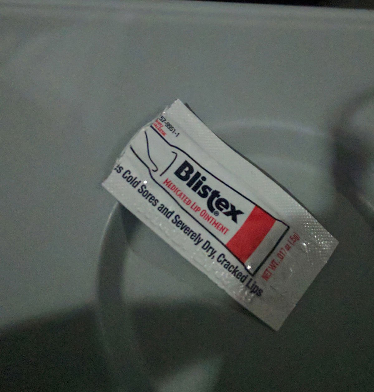 Single-use chapstick is a lifesaver when you've lost yours or accidentally checked the bag.