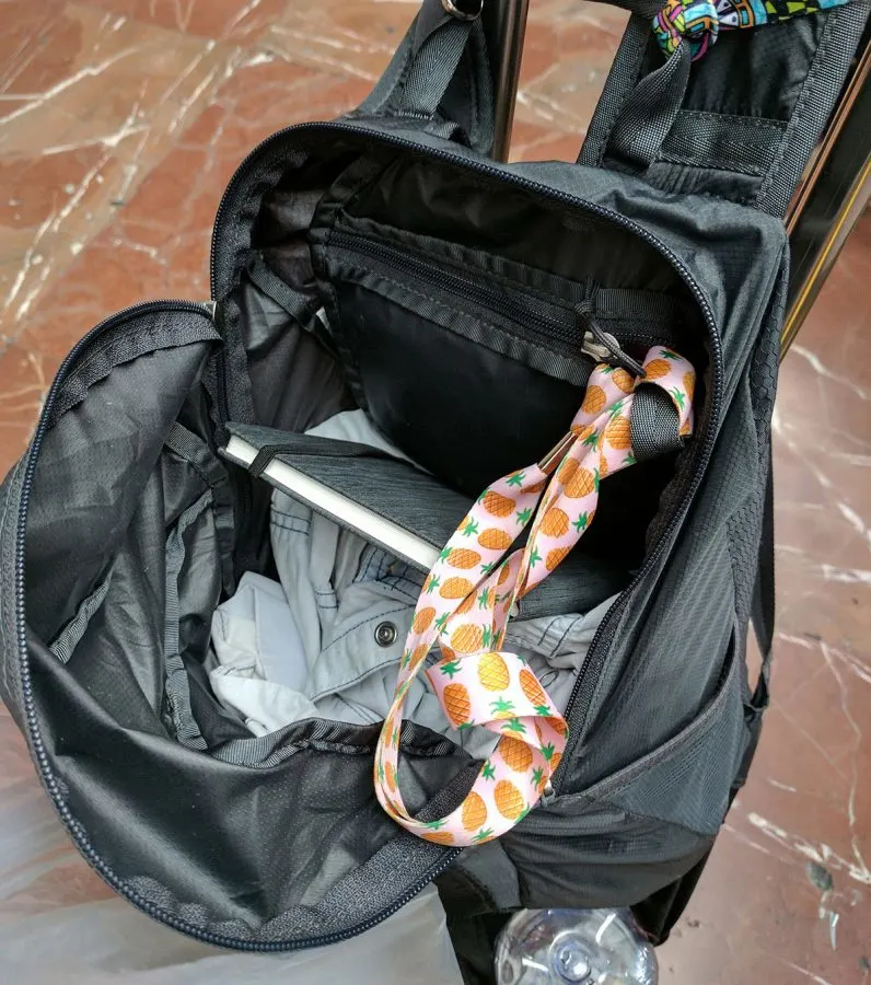 Solo travel security wallet 1