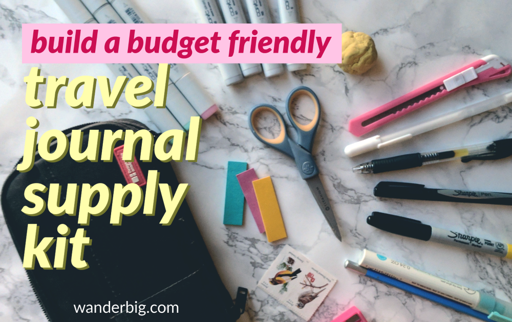 My Travel Art Journal Kit What I Carry as a Traveling Artist