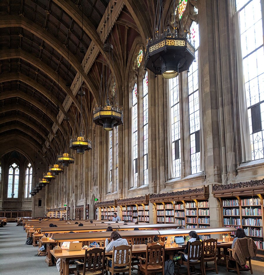 Suzello library on the campus of the university of washington.