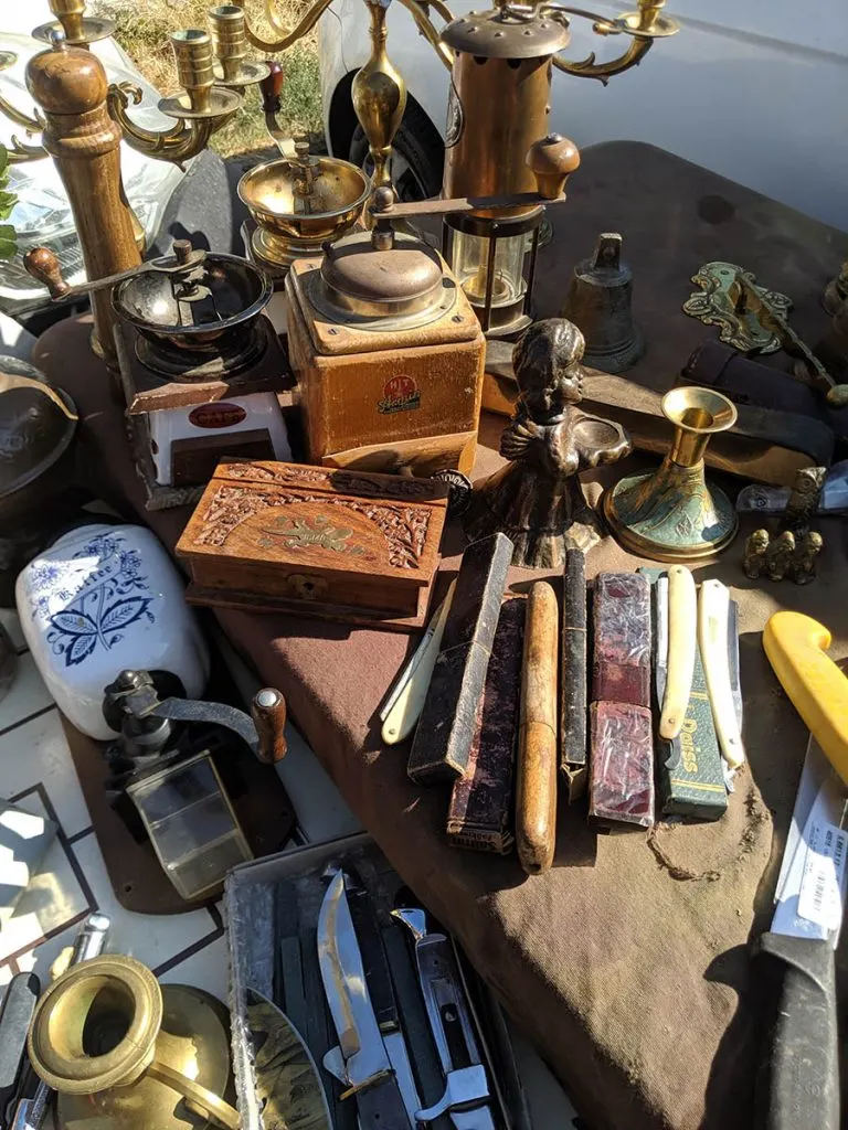 International flea markets can be a fun place to shop and learn about local culture for adventurous tourists