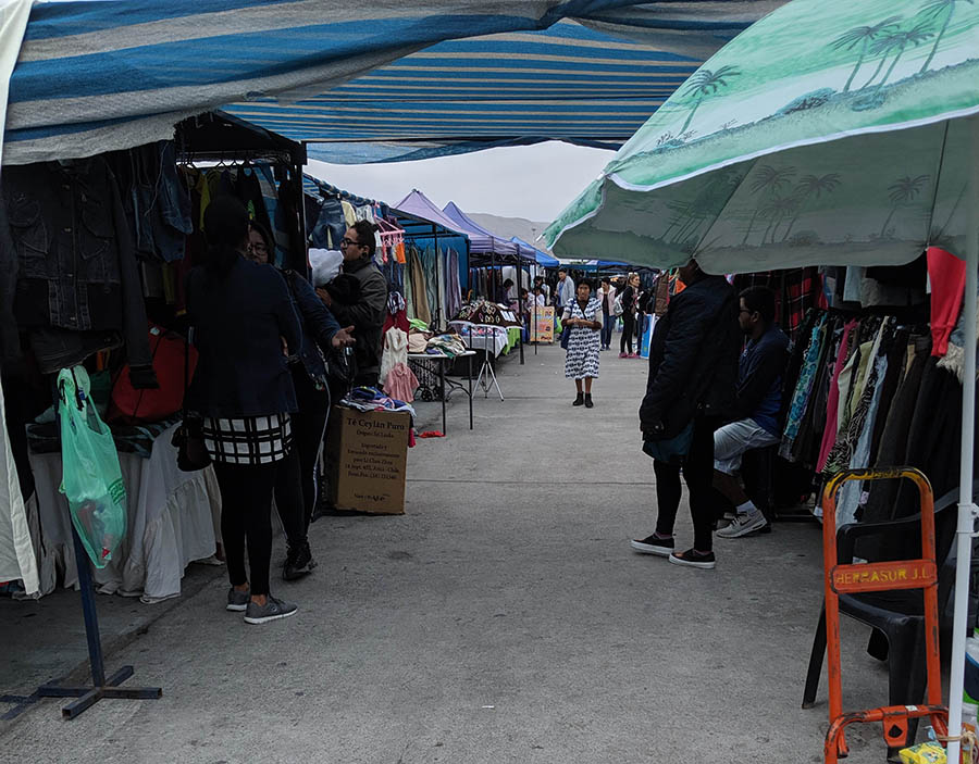 In arica chile, the decidedly not touristy sunday street market stretches for miles and includes literally anything – new or used – you might want