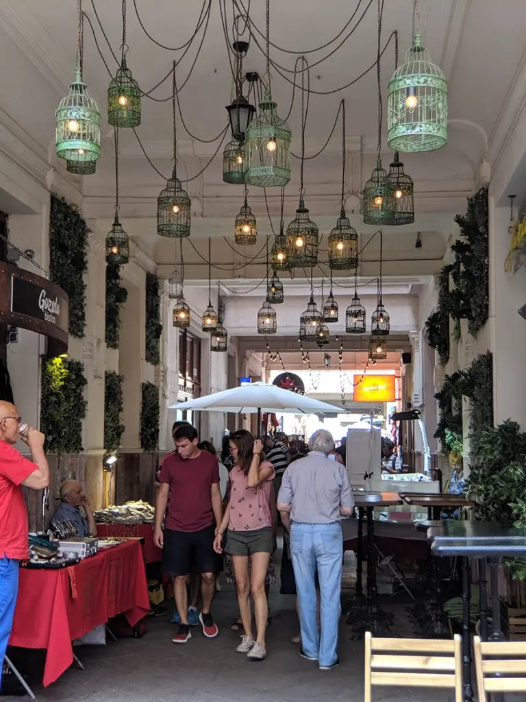 Budapest is famous for the ruin bars, which on sunday morning are sometimes converted into flea markets, art sales, or even plant sales.