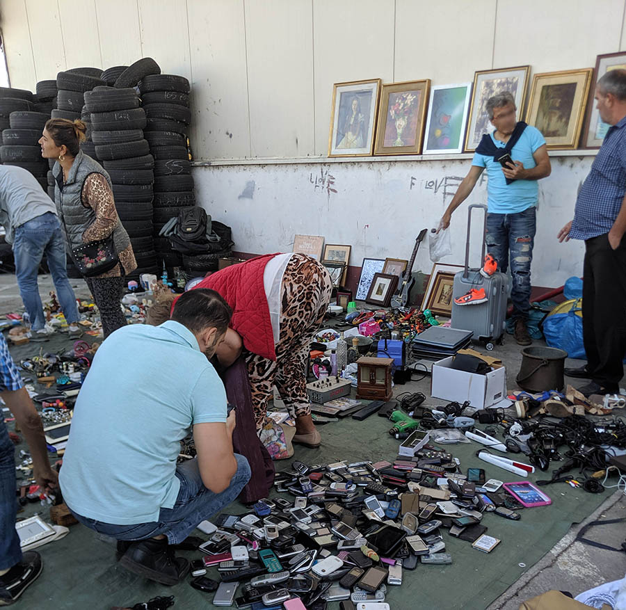 In my opinion, the best flea markets and flea markets the widest assortment of goods. At this eastern european fleamarket you could buy used cell phones, tires, or corn on the cob, and priceless family heirlooms