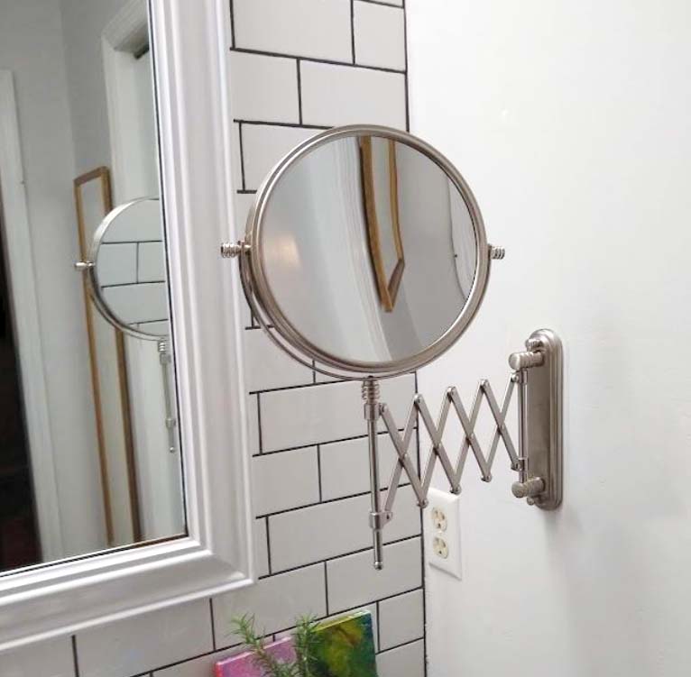 Shaving mirrors help people with vision impairment handle everyday grooming and hygiene.