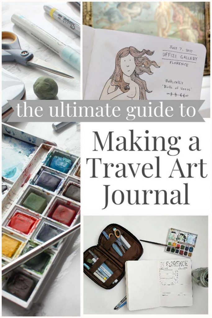 How to make a travel journal filled with art