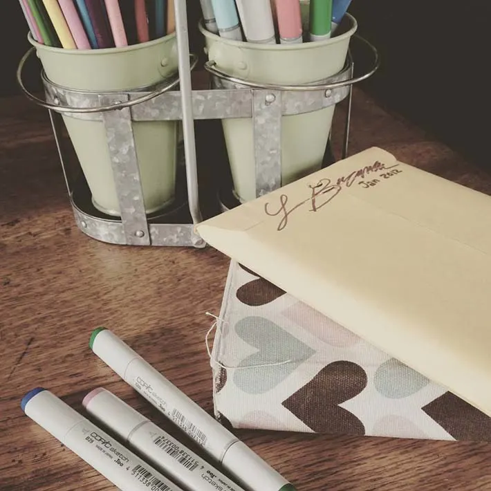 Seal your journal in an envelope and sign the seal, for easy, basic privacy protection
