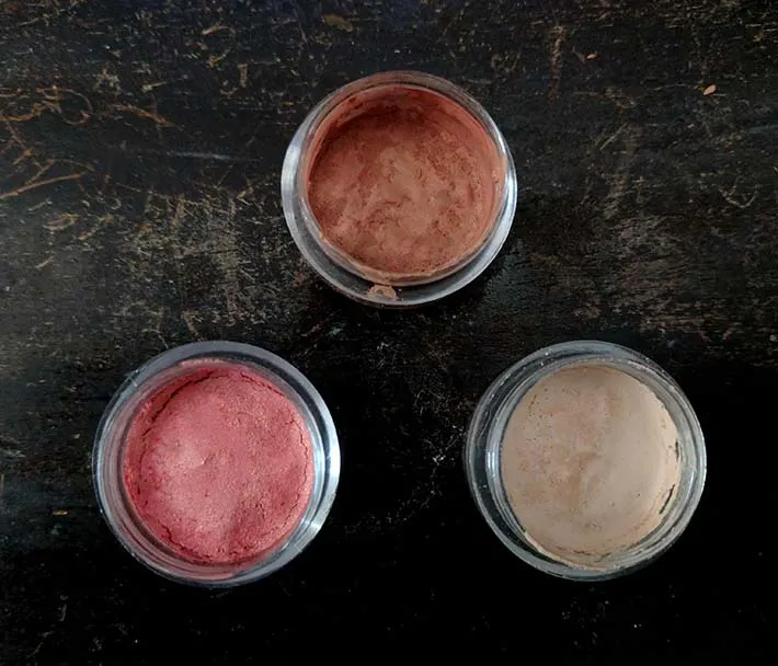 Ultra compact makeup for one bag travel or backpacking
