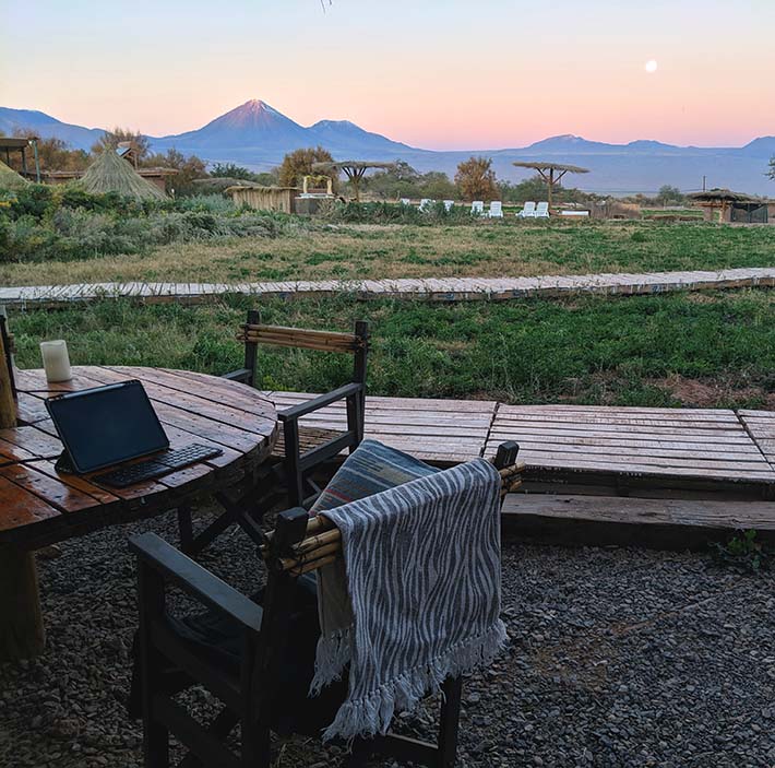 Digital nomad atacama chile