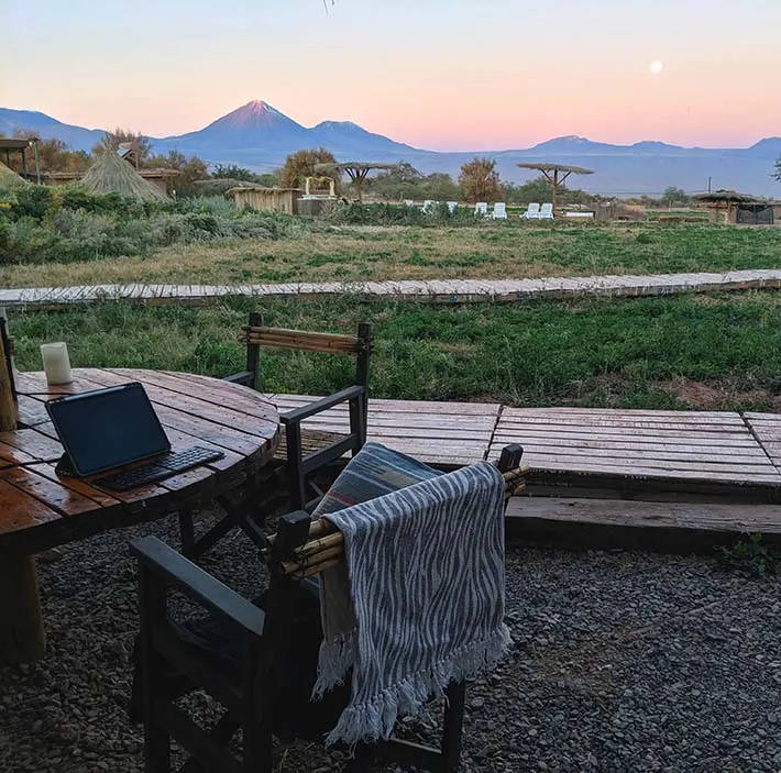 Digital nomad atacama chile