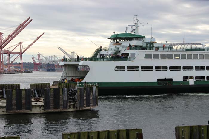 The ferry to bainbridge from seattle