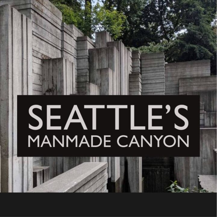 Freeway Park; Seattle's brutalist manmade canyon on a freeway lid