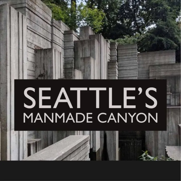 Freeway Park; Seattle's brutalist manmade canyon on a freeway lid