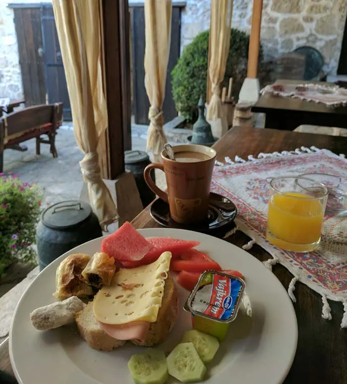A traditional breakfast in bosnia, shown here, should make anyone's list of things to do in bosnia.