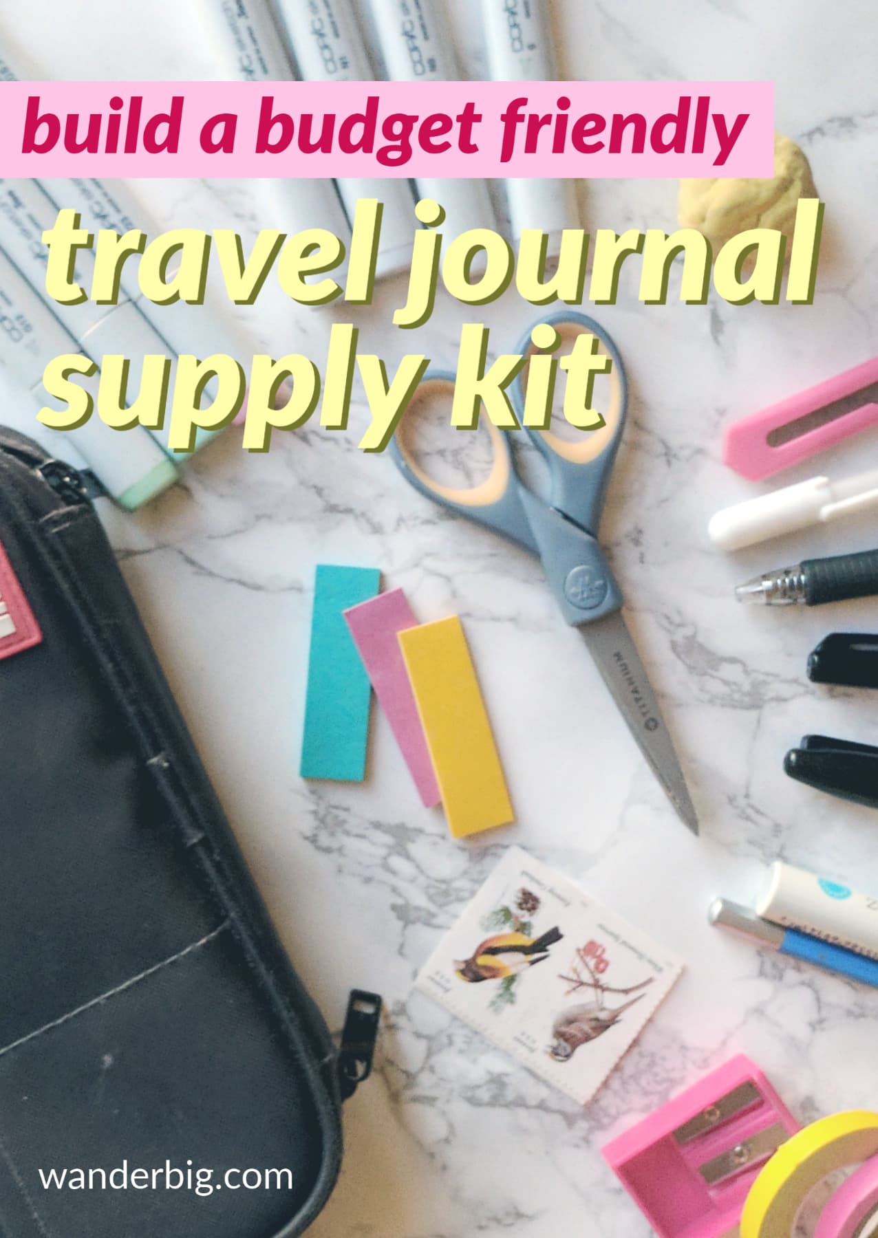 My Travel Art Journal Kit What I Carry as a Traveling Artist