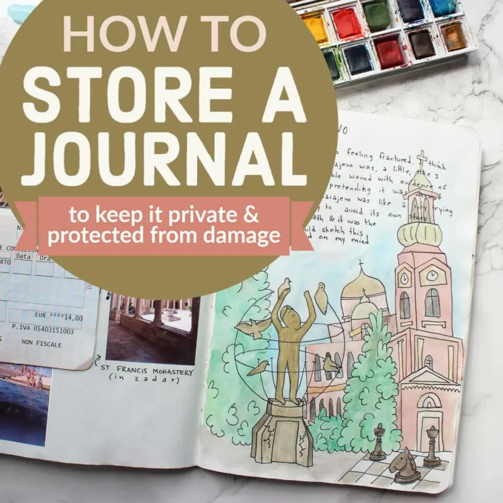 How to store a travel journal