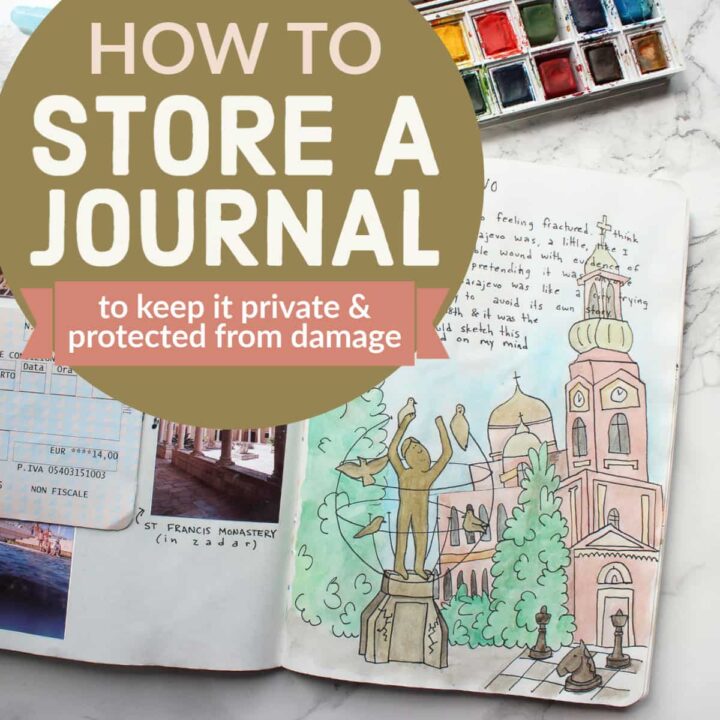 How to store a travel journal
