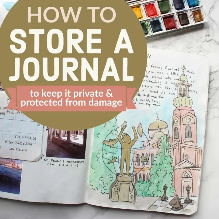How to store a travel journal