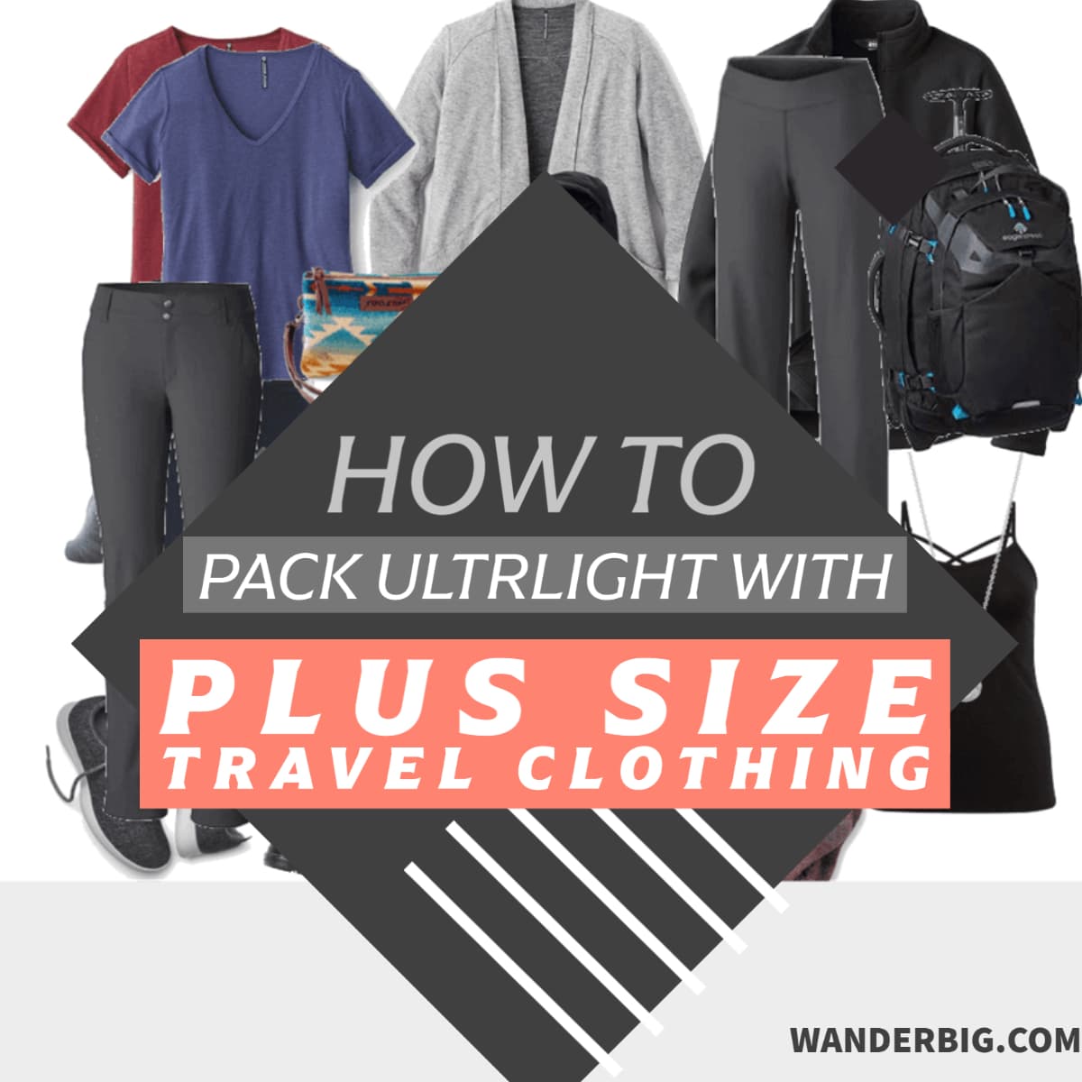 Plus Size Suitcase Packing: Big Clothes in Small Luggage | Wander BIG