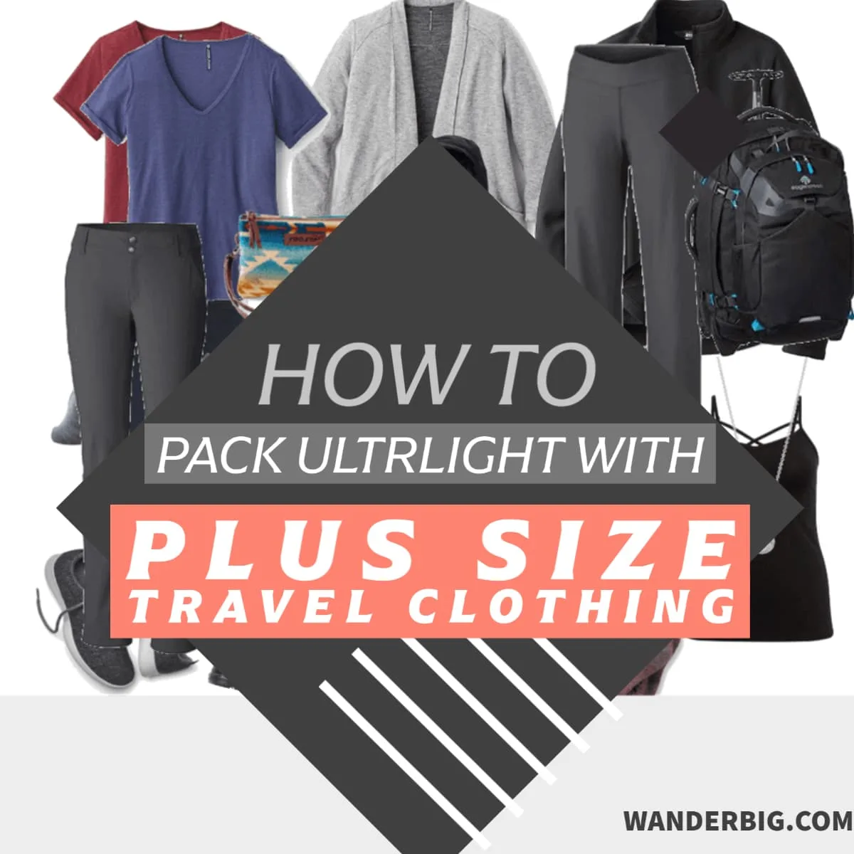 Plus Suitcase Packing: Big Clothes Luggage | WanderBIG.com