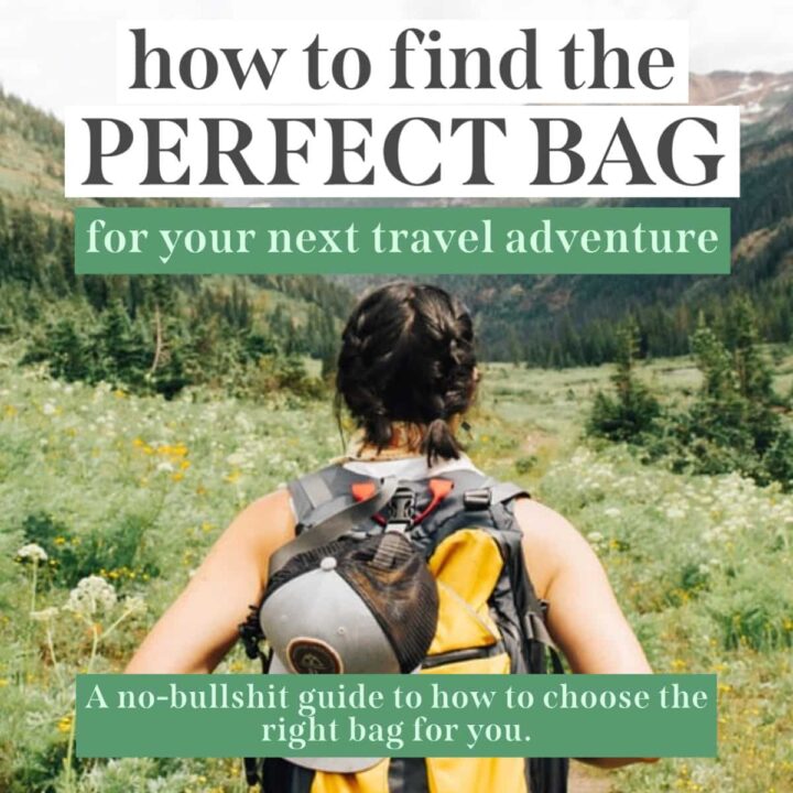 how to find your perfect bag for minimalist travel