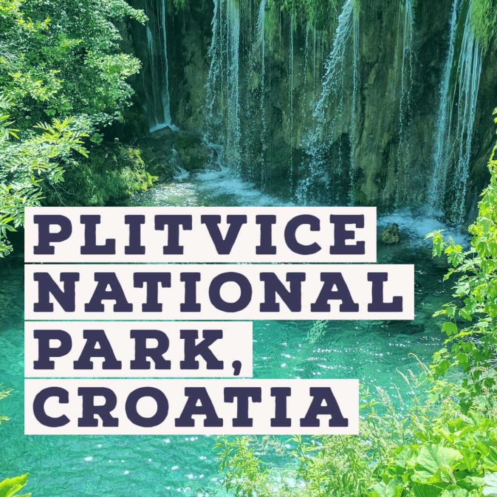 Visiting plitvice park in croatia