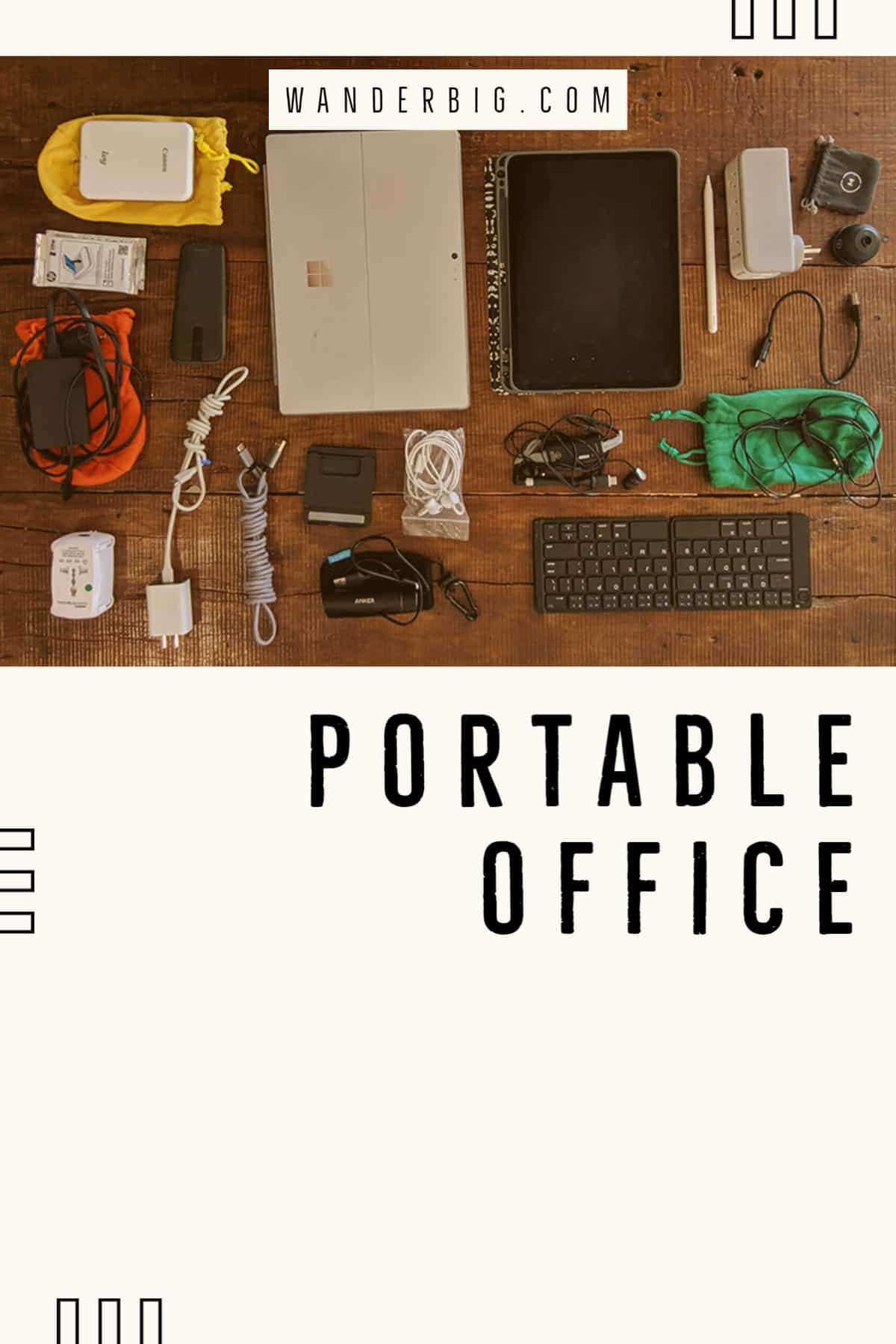 How to Build a Portable Office for Travel & Remote Work