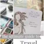 How to make a travel journal filled with art