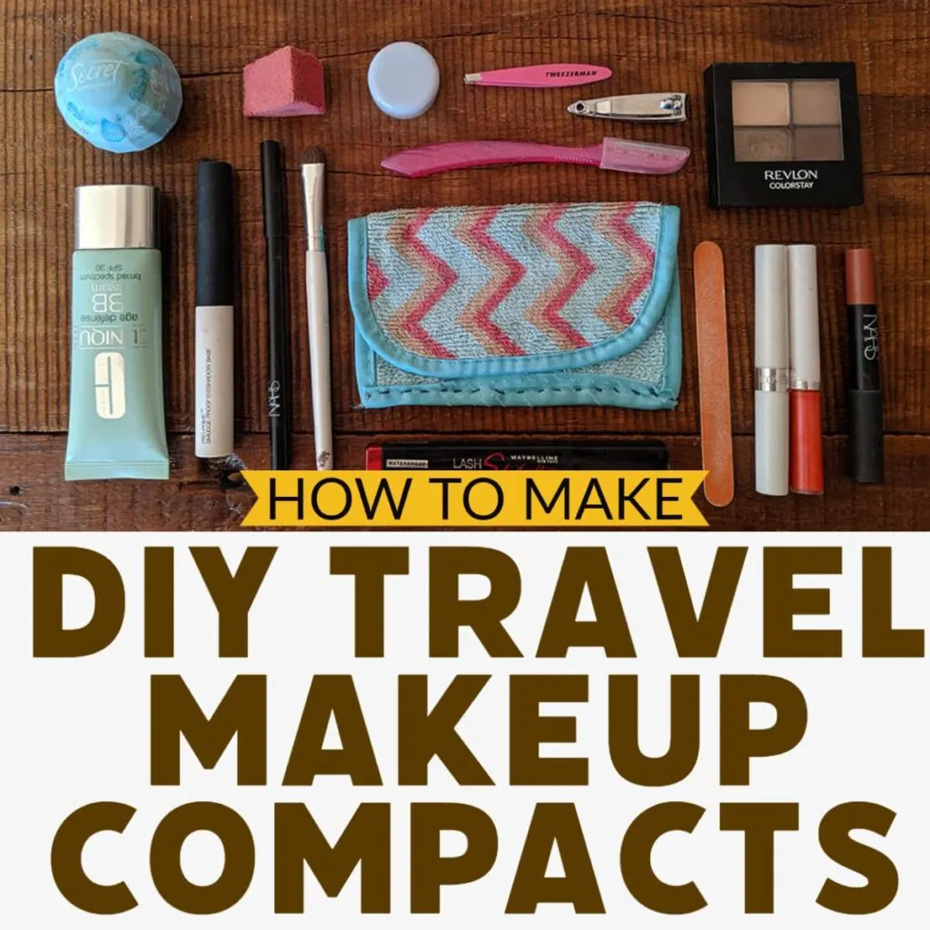 How to make your own travel makeup compacts
