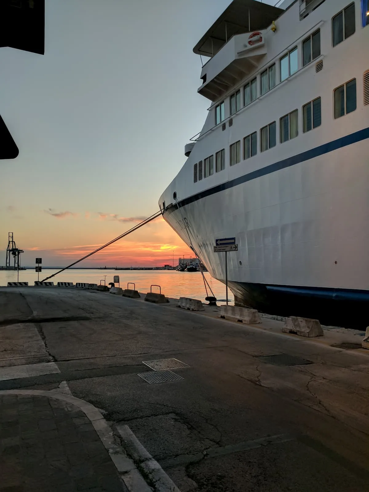 Running a little late for my ferry meant catching this sunset view