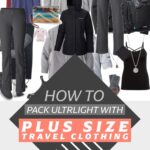 Plus size travel capsule wardrobe