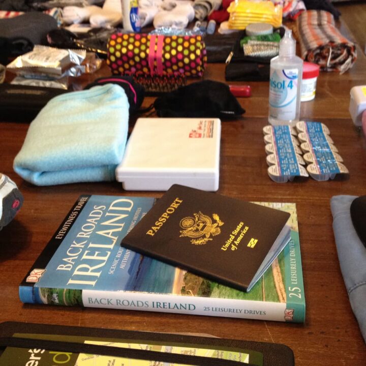 packing for a trip to ireland