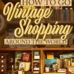 Buying vintage souvenirs from international thrift stores