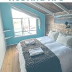 Header graphic stating airbnb hosting to with a picture of an air b&b room.