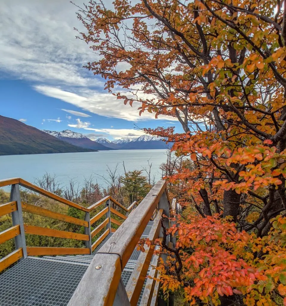 April is a dramatic time to visit argentina- and catch peak fall foliage.