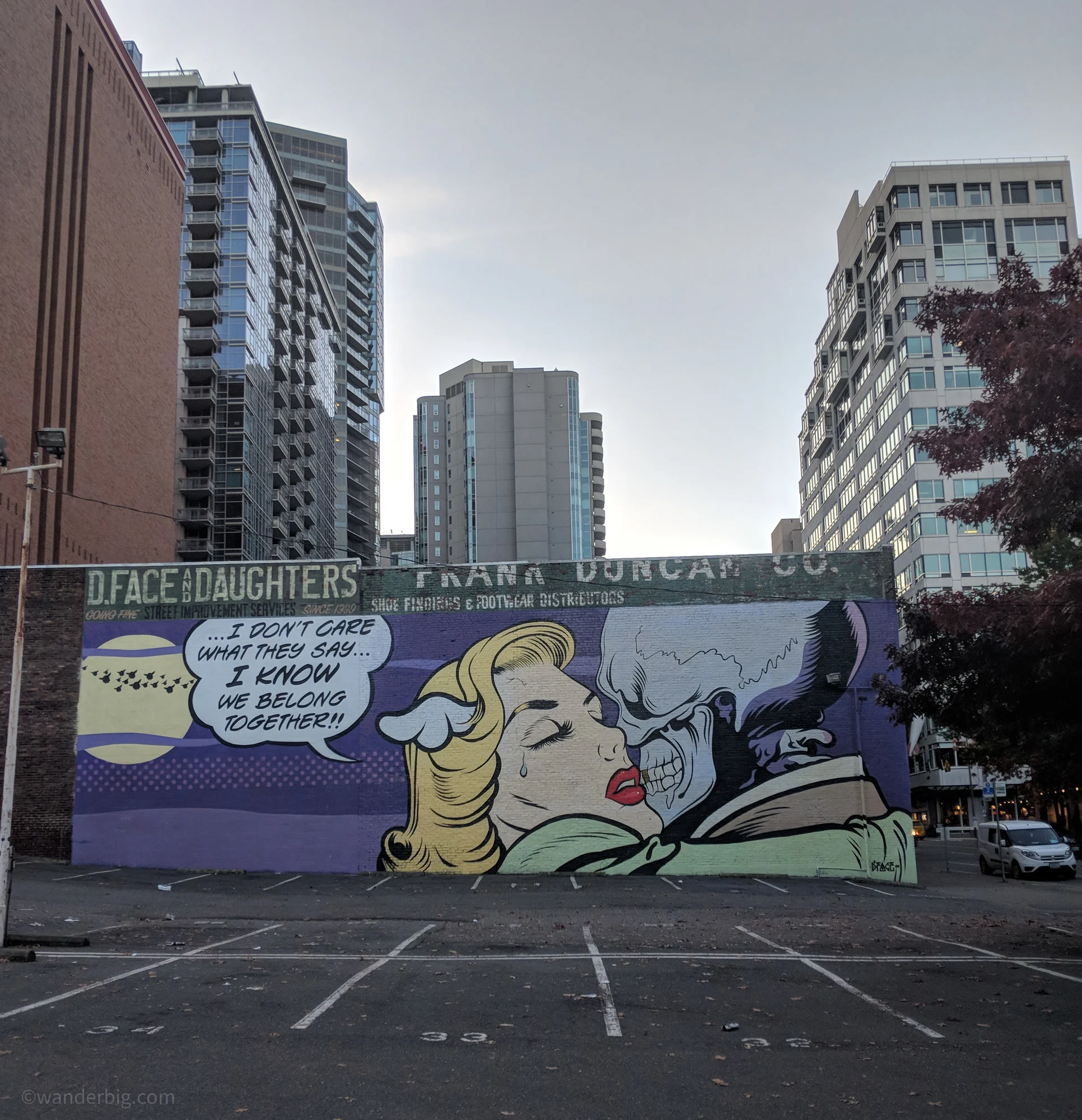 A comic inspired mural